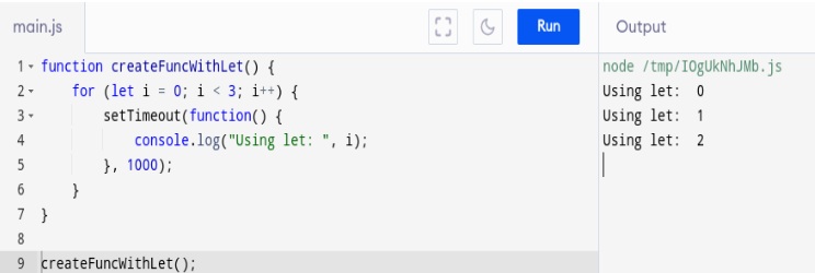 let and const function in sql